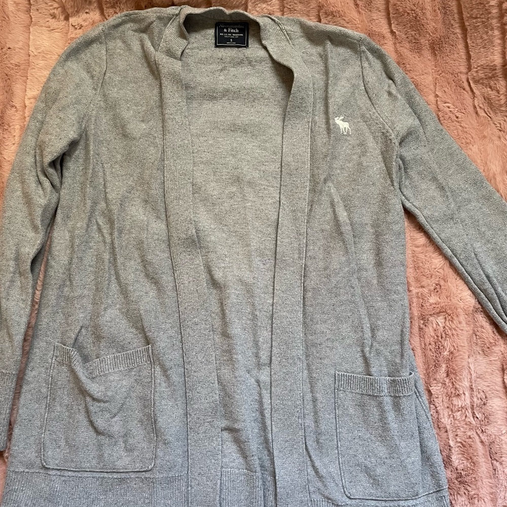 Grey Abercrombie Cardigan